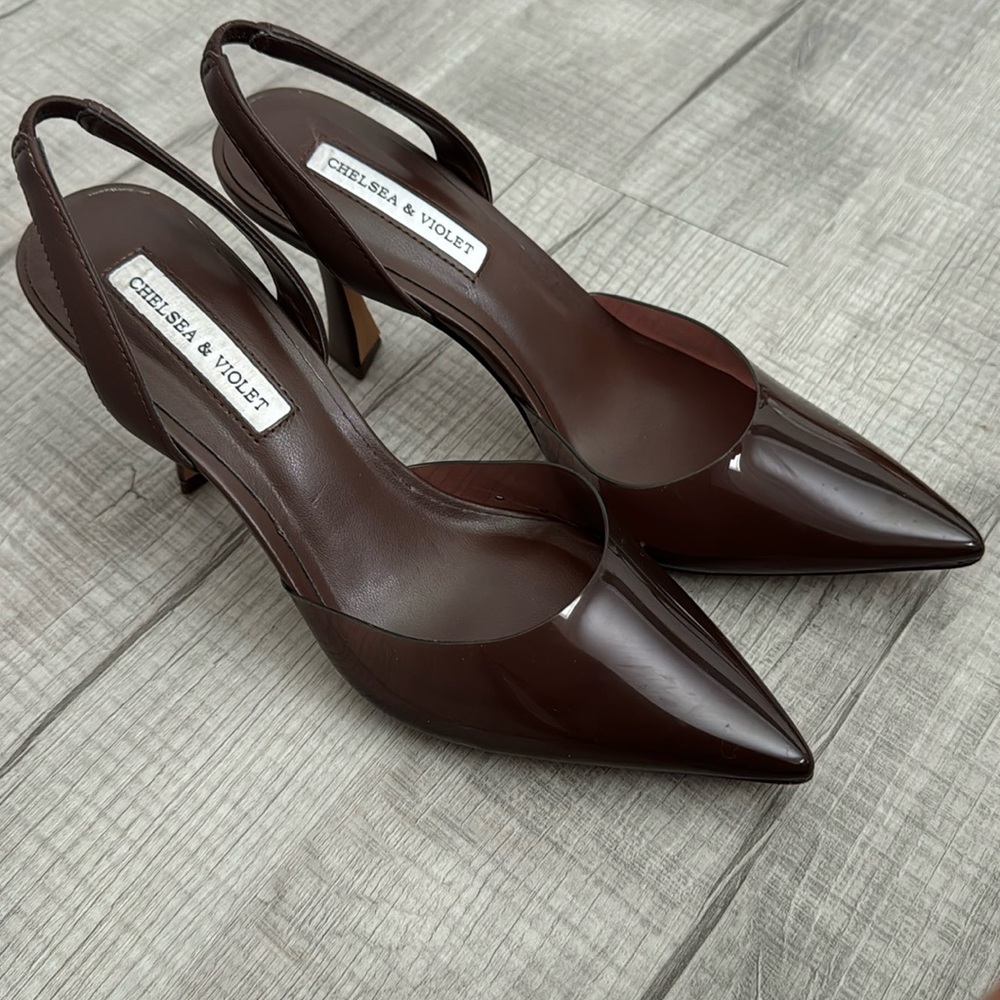 Chelsea & Violet Mocha Heels